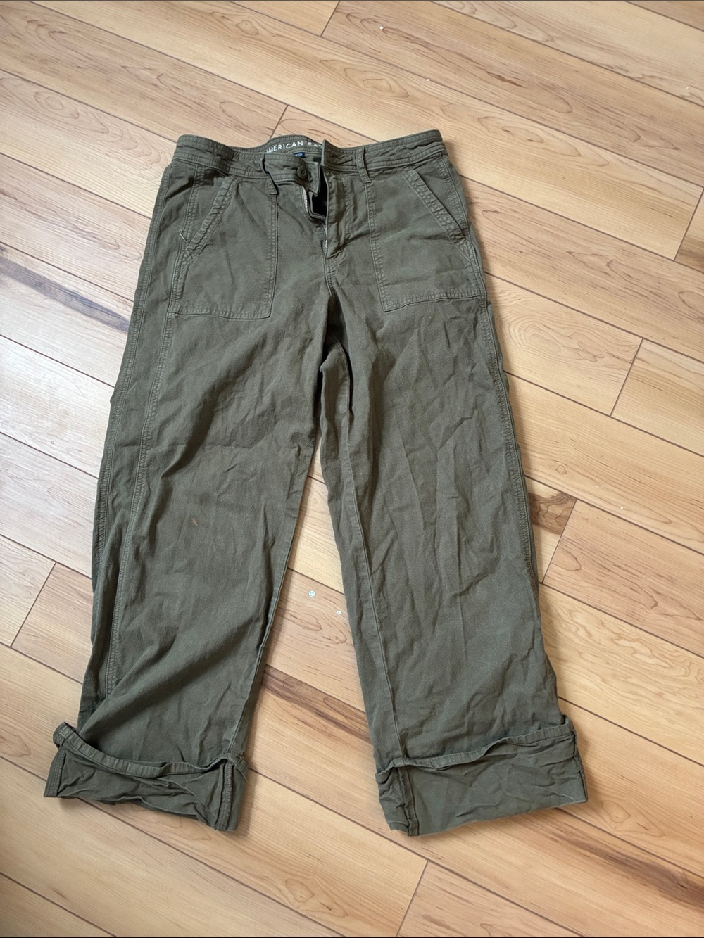 American Eagle Outfitters Olive Cargo Pants
